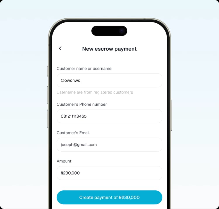 Create a Payment Link in Seconds